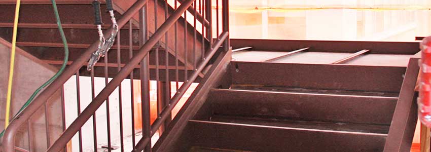Stair Landing | SCS | Stair Components & Systems | a Division of Eberl Iron Works, Inc. | Buffalo, NY, USA