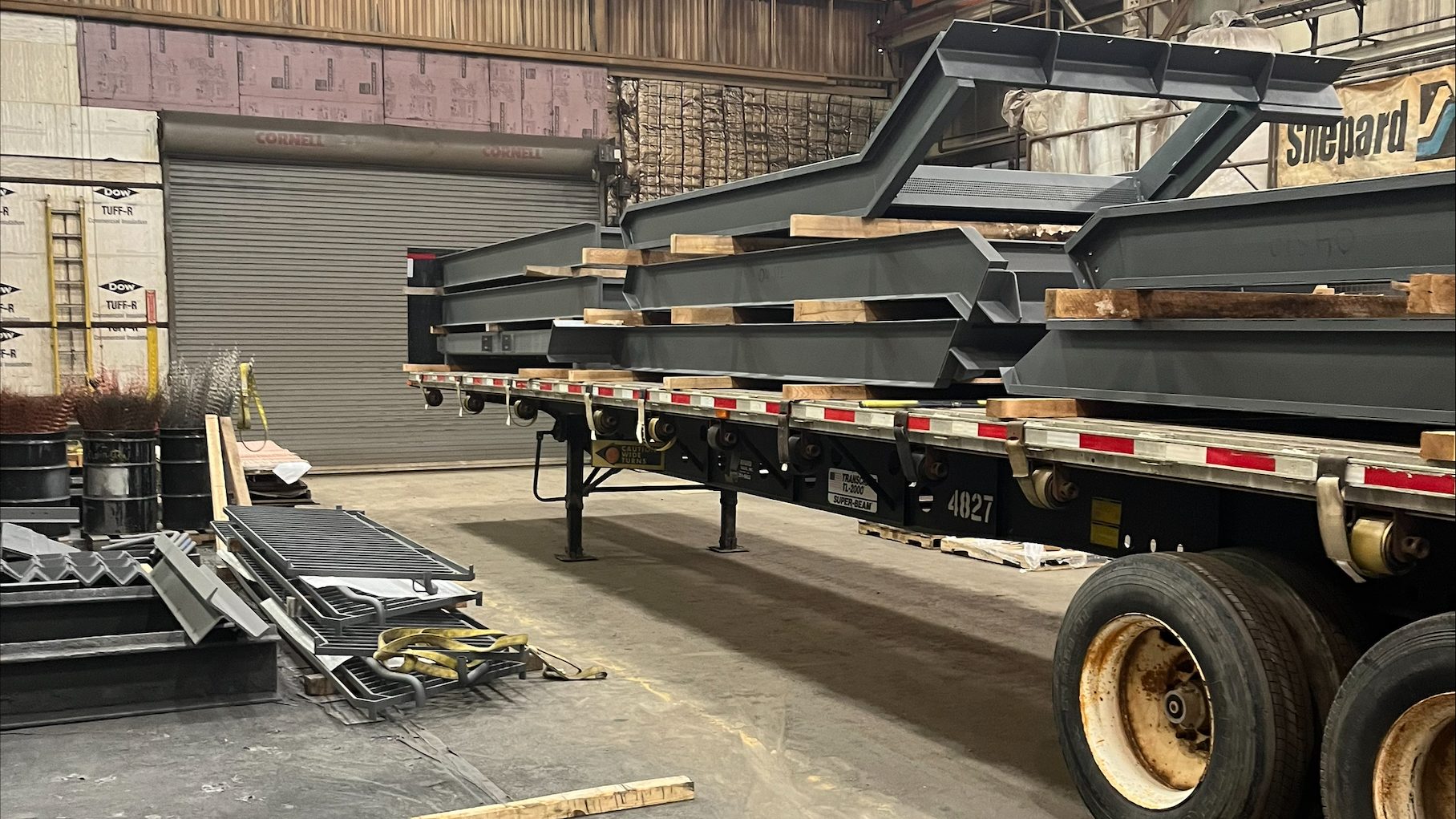 Concrete-filled steel pan stair system attached to structural steel | SCS | Stair Components & Systems | a Division of Eberl Iron Works, Inc. | Buffalo, NY, USA