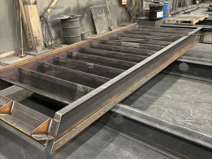 Type 3A steel stair pans with perforated metal risers | SCS | Stair Components & Systems | a Division of Eberl Iron Works, Inc. | Buffalo, NY, USA